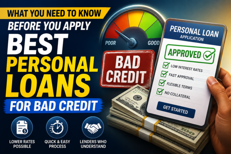 What You Need to Know Before You Apply Best Personal Loans for Bad Credit